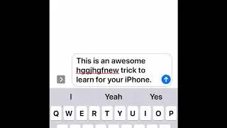 How to easily fix any typing error in a text message on your iPhone