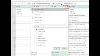Power Query Filter function