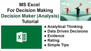 MS Excel Full Course|Data Analysis For Decision Making|Data Driven Decisions|Tutorial  