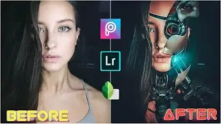 Cyberpunk Editing Using PicsArt , Lightroom and Snapseed | Mobile Editing
