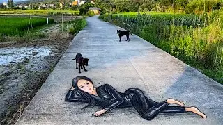Funniest 3D Art Drawing On The Road For Fun