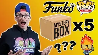 Unboxing FIVE Funko Pop MYSTERY BOXES from NerdySteez!