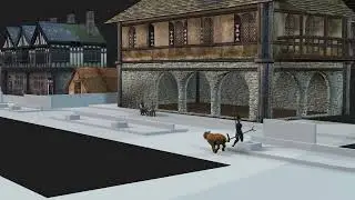 Female Wizard Walking Meet Tiger in the City Road HD 60s | 3D Animation Treaser