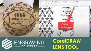 LASERING CorelDRAW's LENS TOOL