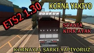 ETS2 1.30 SCANIA KIRKAYAK KORNA YAKIYOR