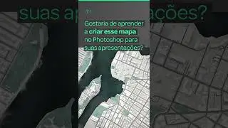 Mapa no Photoshop #arquitetura #photoshop