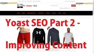 Yoast SEO Part 2   Improving Content