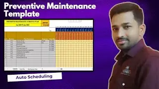 Preventive Maintenance|Schedule planning Template in Excel | Auto PM  Planner