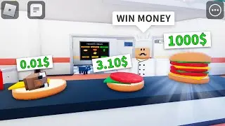 ❗️ADMIN❗️ROBLOX Cook Burgers Challenges - Win Money (FUNNY MOMENTS)