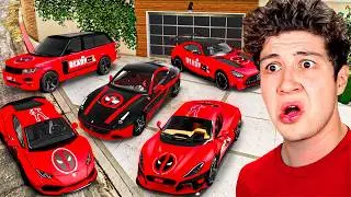 ROBANDO COCHES de DEADPOOL en GTA 5! 🚘💀 (Mods)