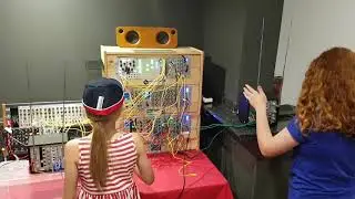 Jamming with Theremins at Horsham AmeriCARna