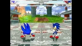 MUGEN - Sonic VS Classic Sonic