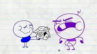 מר עפרוני רוצה לשירותים אבל העיפרון חשב אחרת. סרטים מצחיקים לילדים