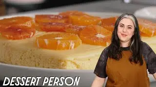 Claire Saffitz Blood Orange Pudding Cake Recipe | Dessert Person