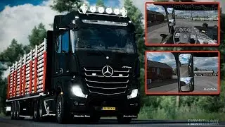 Mercedes Actros 2019 Mirror Cam | Euro Truck Simulator 2 Mod
