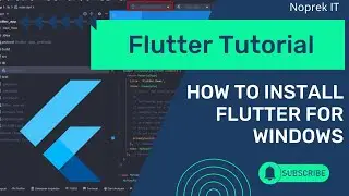 Cara Instal Flutter di vscode  || How To Install Flutter For Windows