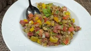 Essa salada de lentilha tem conquistado o mundo inteiro e esse sabor vai conquistar a sua casa.