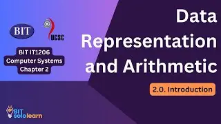 Data Representation and Arithmetic : 2.0. Introduction