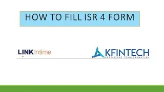 How to fill ISR 4 Form ??