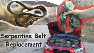 114i  116i BMW serpentine belt Replacement F20
