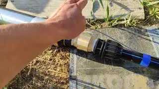 Подключение насоса для скважины, со всеми необходимыми комплектующими.
