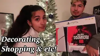 Christmas Decorating/Shopping!!*Vlogmas*