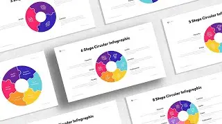 Circular PowerPoint Infographics Template Free Download