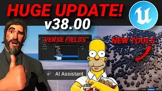 New VERSE FIELDS, New Fortnite Tools, AI Assistant & More in Fortnite Creative/UEFN! (Update v38.00)