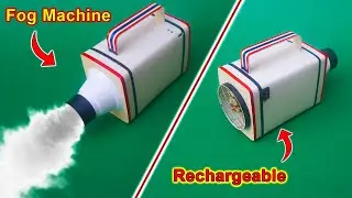 How To Make A Fog Machine At Home | Rechargeable Smoke Machine | Mini Fog Machine| Smoke Machine DIY