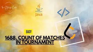 1688. Count of Matches in Tournament (LeetCode Problem) by The Stylish Coder