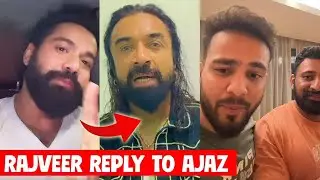 Ajaz khan Replay To Rajveer Fitness 😡| AJAZ KHAN REPLY TO RAJAT DALAL & ELVISH YADAV