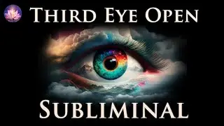 Third Eye Open Subliminal🌟Subconscious Mind Pineal Gland Activation (432 Hz Relaxing Music, Rain)