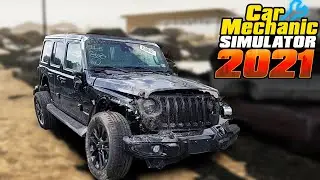 Новое DLC Jeep | RAM - Реставрация Jeep Wrangler - Car Mechanic Simulator 2021 