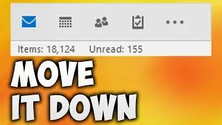 How to Move Navigation Bar to Bottom Outlook - Change Navigation Bar in Outlook From Side to Bottom