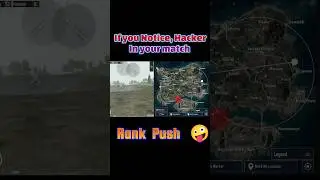 Hacker in Pubg mobile BGMI rank push