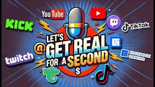 Revenue Split Between Streamers and Platforms | Let's Get Real For A Second podcast - Episode 1