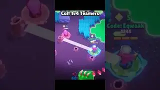 Colt 1v4 Teamers Edit in Brawl Stars #brawlstars #shorts