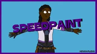 Original Character Speedpaint - Vivian (Observations of a Visitor to Isol)