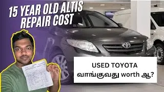 Toyota vehicles REPAIR & PARTS cost | used JDM கார் வாங்கலாமா? worth ஆ?