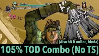 1050+ Damage Solo AU Diego TOD Combo (No Time Stop) | All Star Battle R