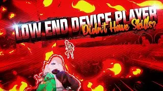 LOW END DEVICE PLAYER DIDN'T HAVE SKILLS ? PUBG MOBILE KR GFX TOOL MONTAGE⚡⚡