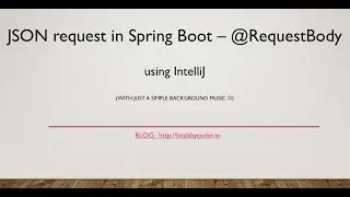 @RequestBody in Spring Boot