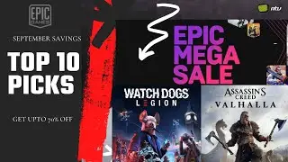 Top 10 Games on Epic September Savings | +Bonus 🔥