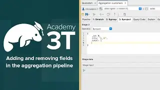 MongoDB 201: Lesson 3, Exercise 3 » Adding and removing fields in the aggregation pipeline