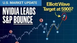 NVIDIA Leads S&P BOUNCE ... Elliott Wave Target @5900? | Elliott Wave S&P500 VIX Technical Analysis
