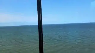 Малые города России. г. Светлогорск. Вид с лифта на пляж...