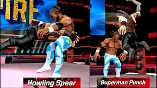 WWE MAYHEM - ROMAN REIGNS - 2 SPEAR - 2 SUPERMAN PUNCH