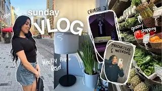 sunday vlog! cleaning + prepping for the week, productive weekend, dinner with friends & study date!
