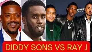 Ray J gets into HEATED confrontation with DIDDY SONS! 🤯
