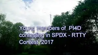 Young members of PI4D in SPDX RTTY Contest